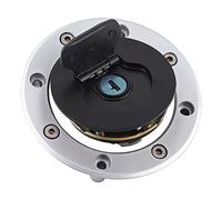 Tapa del tanque de gasolina de la motocicleta, Akozon tapa del tanque de combustible con 2 llaves para GSX-R600 GSX-R750 GS500 GSXR1300