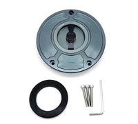 Tapa del tanque Tapón De Gasolina Para Depósito Combustible Motocicleta Para Honda CBR1100XX / Para Super Para Blackbird 1996 1997 1998 1999-2007(Gray Black)