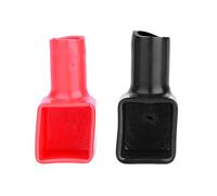 Tapa del terminal de la batería del coche Par de terminales de la batería cubiertas Rojo y negro Positivo y negativo 192681 192682