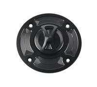 Tapa Depósito Combustible CNC Moto Para Suzuki GSX600F GS600F GSF1200 Para Bandit SV650 GSXR 600 750 GSXR 1000 1300 TL1000S TL1000R(Negro)