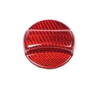 Tapa Depósito Combustible Fit For Bmw Universal Fuel Tank Cap Cover Real Carbon Fiber Interior Trim Sticker Car Styling Accessory(Red)