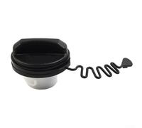 Tapa depósito de combustible para Volvo, Tapón plastico para deposito de combustible, Tapa de tapa de combustible S40/C30/V50/C70 para Volvo (2004+), reemplazo directo fiable, Negro
