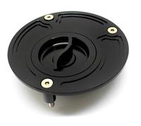 Tapa Depósito Gasolina Aluminio CNC Para Ducati 748 916 996 998 848 1098 S 1098 R Todos Los Años Tapones llenado aceite para moto(Black)