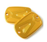 Tapa Depósito Líquido Frenos Motocicleta Para Para T-MAX Para TECH Max Para TMAX530 Para TMAX560 SX DX Para TMAX500 Tapa tanque combustible gasolina(2 Gold)