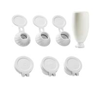 Tapa dispensadora de champú, dispensador de botellas, 3 tamaños | Tapón reutilizable de repuesto versátil para acondicionador de cabello, jabón corporal, limpiador facial, loción líquida