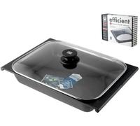 Tapa Eficiente Antiadherente Efficient Con Tapa Transparente Cm 41x29 Pinti Inox