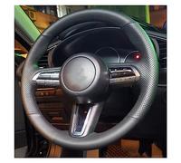 Tapa Embelle Protector Volante para Mazda-3 para Axela 2019 2020 para CX-30 2020 para MX-30 2020 Cubierta Personalizada para Volante Coche Accesorios Trenzado(Dark Blue Thread)