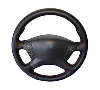 Tapa Embelle Protector Volante para Toyota para Avensis 2003 2004 2005 2006 2007 Cubierta Personalizada para Volante Coche Antideslizante Cuero Trenzado Accesorios Coche(Light Blue Thread)