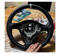 Tapa Embelle Protector Volante para VW para Golf-4 para Mk4 para Passat para B5 para Polo para Seat para Leon Cubierta Personalizada para Volante Coche Trenza Cuero Artificial(White Thread)