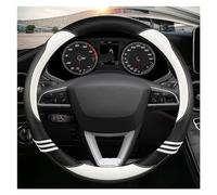 Tapa Embelle Protector Volante Protector Fibra Carbono Volante Coche Accesorios para Asiento para León 5F Mk3 2013, 2014, 2015, 2016, 2017, 2018, 2019, 2020, 2021, 2022(White O Shape)