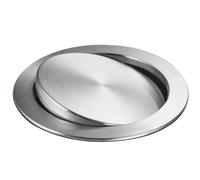 Tapa empotrada para cubo de basura, Arandela De Basura Acero Inoxidable/lata Abatible Equilibrio for Contenedor Empotrado En Encimera Cocina 9,8 Pulgadas