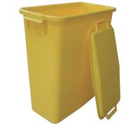 Tapa encajable, con 2 asas para una capacidad de 60 l, no fija