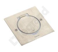 TAPA ENCHUFE MOSAIC INOX 1X CUADRADA M45 089700