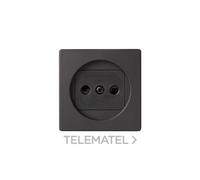 Tapa Enchufe Simon 82 Bipolar Grafito 82040-38