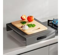 Tapa Encimera Gas, Cubiertas Multiusos para Protector Cocina Gas, Cubre Encimera, Amplia el Espacio de la Cocina, Rejillas de Cocina(Gray,40x50cm/16x20in)