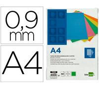Tapa Encuadernación A4 Cartón 0.9mm Verde Fluor Pack De 50 Unidades