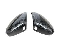 Tapa Espejo retrovisor Coche Cubierta De Espejo Retrovisor Negro Brillante Con Asistencia De Carril Para VW Para Golf 8 MK8 VIII 2020 2021 Carcasas Espejo(With Side Assist-2)