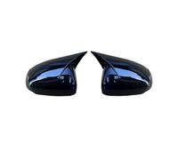 Tapa Espejo retrovisor Coche Para Benz A Para Clase Para CLA W177 C118 2019 2020 2021 LHD Cubierta Espejo Retrovisor Lateral Coche Tapa Ala Carcasa La Puerta Embellecedor(Negro brillante)