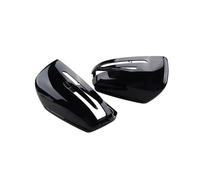 Tapa Espejo retrovisor Coche Tapa Del Espejo Retrovisor Para Benz W204 C207 W212 W221 W164 Y C218(Gloss Black 1 Pair)