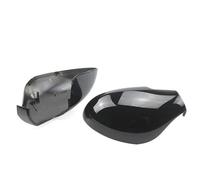 Tapa Espejo Retrovisor Coches Para Asiento Para Ibiza MK3 6L 2002-2008 Fibra Carbono Vista Trasera Coche Puerta Ala Cubierta Espejo Lateral Tapas Carcasa(Black)