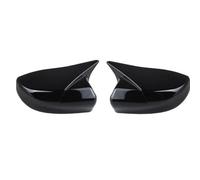 Tapa Espejo Retrovisor Coches Para Nissan Para Sentra Para Sylphy B17 2013-2018 Cubierta Protectora Espejo Retrovisor Negro Sin Luz(Bright Black)