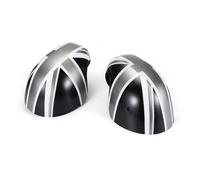 Tapa Espejo Retrovisor Compatible Con MINI Para Cooper F55 5 Puertas Para Hatchback 2015-2019 Cubierta Espejo Tapa Vista Trasera Lateral Puerta Exterior Estilo Union Jack Roja Con Orificio Luz