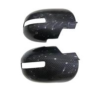 Tapa Espejo Retrovisor Cubierta De Espejo Retrovisor Lateral Para Outlander 2013-2021 Pegatina Exterior Puerta Embellecedor Fibra Carbono Carcasas Espejo Retrovisor