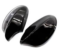 tapa espejo retrovisor Para BMW Para Serie 3 E90 318 320i 325i 330i Cubierta Espejo Retrovisor Lateral Fibra Carbono Negra(1pair Abs Black)