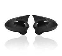 tapa espejo retrovisor Para Seat Para Ibiza 2008 2009 2010 2011 2012 2013 2014 2015 2016 2017 cubierta espejo negro accesorios exteriores(Negro brillante)