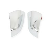 Tapa Espejo Retrovisor Para Tesla Para Model S 2017 2018 2019 Tapas De Repuesto Para Espejo Retrovisor Lateral De Coche ABS Color Negro Carbono Cubiertas Espejos(Chrome)