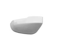 Tapa Espejo Retrovisor Para Volvo S60 V60 V40 S80L Marco De Cubierta Embellecedora Espejo Retrovisor Lateral Exterior Lente Calefactable Luz Intermitente Cubiertas Espejos(White Cap Left)
