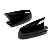 tapa espejo retrovisor Para VW para Golf para MK4 para Passat para B5 para Jetta para MK4 par de cubierta de tapa de espejo lateral adicional(Negro brillante)