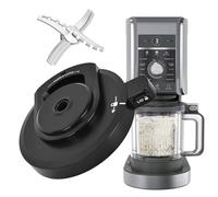 Tapa Exterior de Repuesto para Máquinas de Helado Ninja Creami NC500 Series, Accesorio Reutilizable para Tapa de Creami con Paleta, Tapa de Repuesto para Licuadora Compatible Ninja NC500 NC501 NC500C