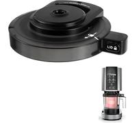 Tapa exterior para máquina de helados Ninja NC301, tapa de repuesto reutilizable Creami, compatible con las series Ninja NC299AMZ/NC301/NC300/NC201/NC101 (sin paleta)Accesorios para máquina de helados