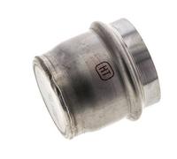 Tapa final - 54mm Hembra - Acero inoxidable