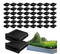 Tapa Final para Cinta de Goteo,50 Piezas Final de Línea para Manguera y Cinta de Goteo | Conectores Plegables para Tubo de 16 mm Antifugas Jardín Plantas en Maceta