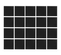 Tapa Final para Perfil de Aluminio 6060, 20 Piezas 4 Agujeros, ABS Resistente - Compatible con Perfil Euro, Fácil Instalación, Durable y Preciso