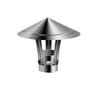Tapa for chimenea, cubierta for chimenea con tiras de metal ajustables, tapa for tubo de estufa for exterior de 1,97 a 11,81 pulgadas, protector contra la lluvia for techo de chimenea(20cm/7.87 inch)