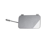Tapa Gancho Tow Tapa Cubierta del Gancho Remolque del Parachoques Trasero para Audi Q5 2008 2009 2010 2011 2012 2013 2014 2015 2016 2017(Grau,Right Side)