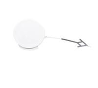 Tapa GanchoRemolque Delantero Trasero Tapa para Gancho Remolque Parachoques Trasero para Opel para Insignia 2014 2015 2016 2017 UOEMCRTB(Blanco)