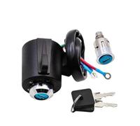 Tapa Gasolina Moto Para Para Sportster XL 883 1200 1995-2003 | 3 cables interruptor encendido cierre del asiento gas combustible depósito gasolina(Starter Lock)