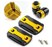 Tapa Gasolina Moto Para YAMAHA XMAX 250 300 XMAX300 XMAX250 2017-2023 Tapa De Depósito Líquido Frenos Motocicleta Tapa Llenado De Aceite(Four gold)
