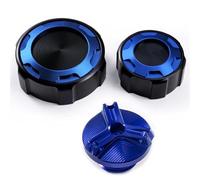 Tapa Gasolina Moto Para YAMAHA YZF R7 YZFR7 Yzf R 7 2021-2023 Tapas De Líquido Frenos Delanteros Traseros Motocicleta Protección Tapón Llenado Aceite(A set blue)