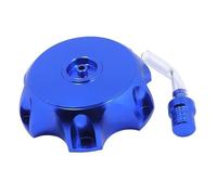 Tapa Gasolina Moto Tanque De Combustible Gas Aluminio CNC Alto Rendimiento Con Tapa Válvula Ventilación Tubo En Línea Tanque Gasolina Para Dirt Pit De 49mm(Blue)