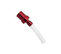 Tapa Gasolina Moto Tanque De Combustible Gas Aluminio CNC Alto Rendimiento Con Tapa Válvula Ventilación Tubo En Línea Tanque Gasolina Para Dirt Pit De 49mm(Cap-red)