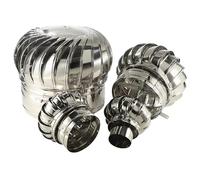 Tapa giratoria de acero inoxidable 304 para chimenea, resistente a la intemperie, para conducto de escape