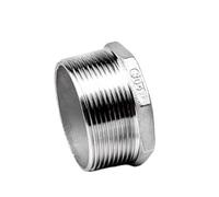 Tapa hexagonal, 1 Uds. Conector de instalación de tuberías de tapón de extremo de acero inoxidable DN8/15/25/50 juntas de tubería