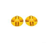 Tapa Horquilla Bicicleta Aleación Aluminio 3cm Anti-Polvo | Instalación con hexagonal, reemplaza para tuerca estrella, muerde para fuerte, no daña tubo, esencial MTB(Golden)