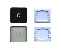 Tapa individual de repuesto para llave C y bisagras son aplicables para MacBook Pro A1706 A1707 A1708 US teclado para reemplazar la tapa de la llave C y la bisagra.