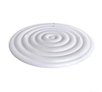 Tapa inflable ajustable para bañeras de hidromasaje para spas redondos de 128 cm/158 cm/180 cm, cubierta térmica de PVC con retención de calor, diseño a prueba de fugas para uso en jardín al aire